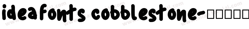 ideafonts cobblestone字体转换